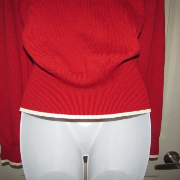 Tommy Hilfiger Red Sporty Cardigan - L - New - Picture 6 of 12